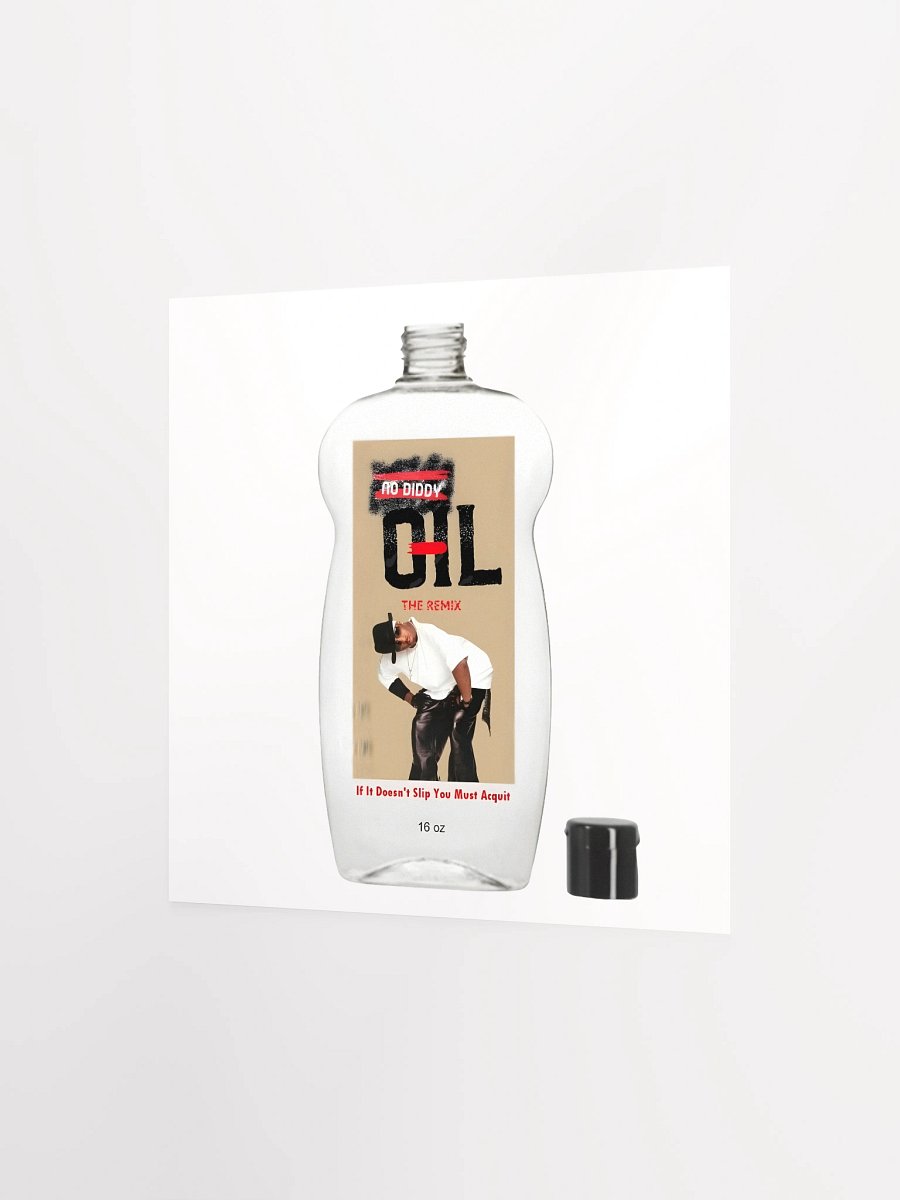 No Diddy Oil Bottle Poster product image (2)