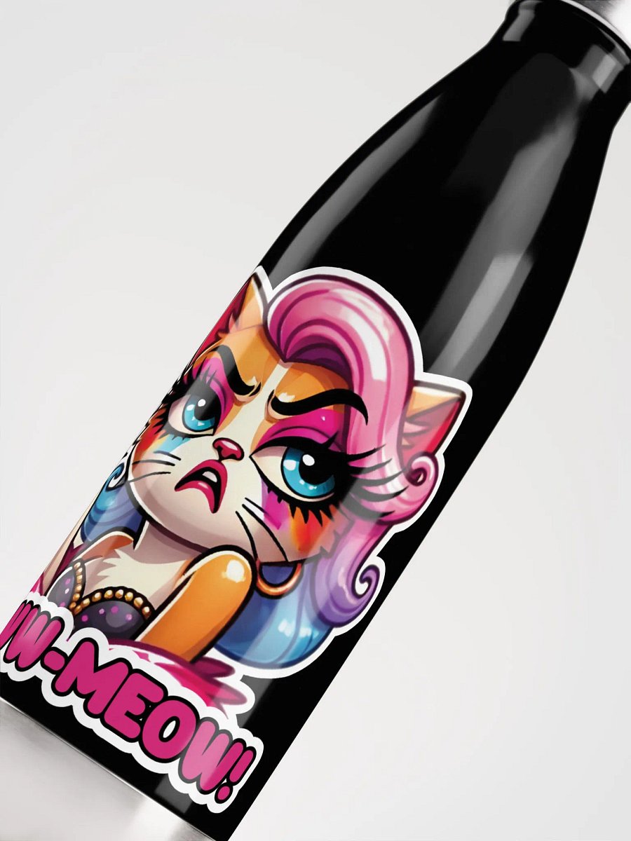 Eww-Meow! Stainless Steel Water Bottle product image (9)