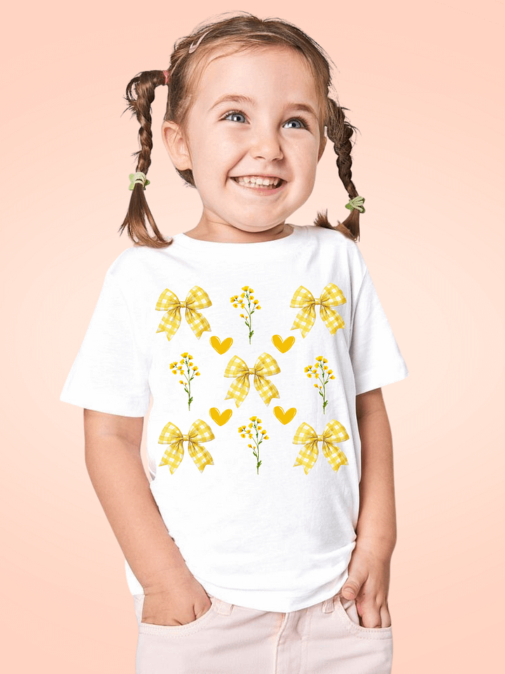 Sunshine Bows and Blooms Kid's T-Shirt product image (1)