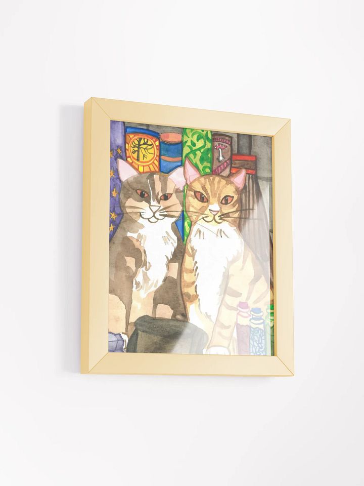 Two Cat Witches Framed Print product image (8)