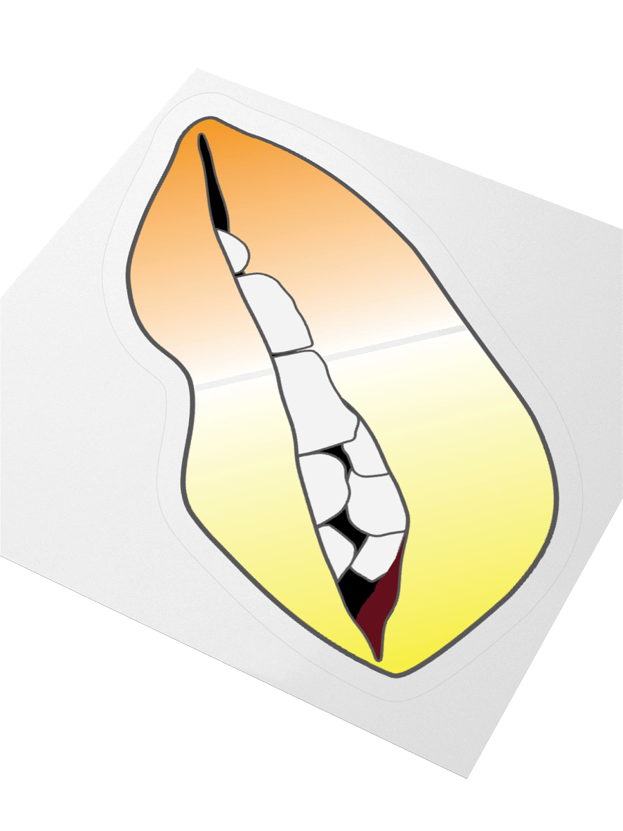Maverique Pride Gradient Biting Lips Sticker product image (8)