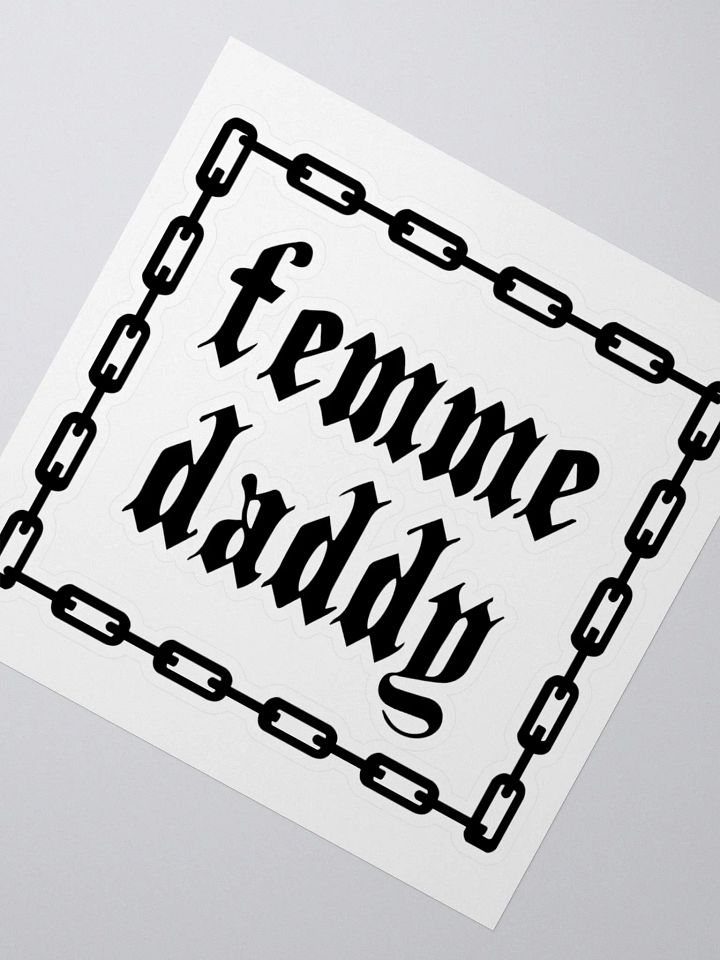 Femme Daddy Sticker ⛓️ product image (2)