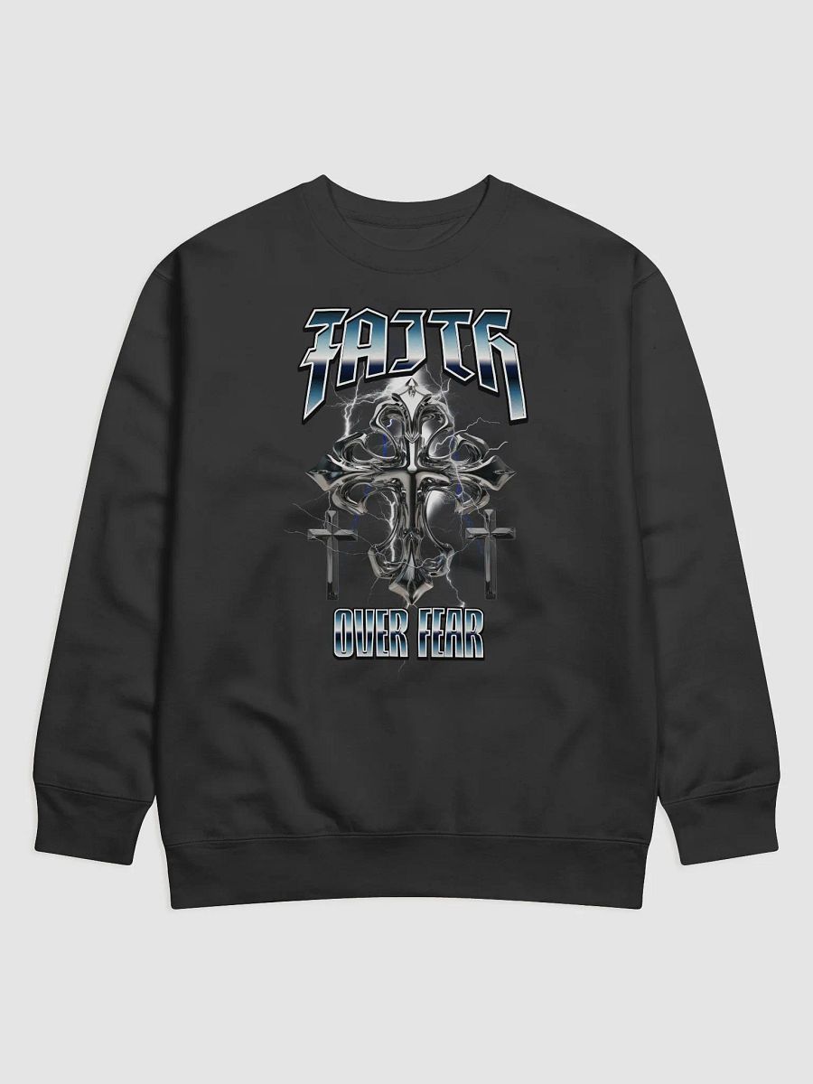 Faith Over Fear Cross Premium Sweatshirt product image (1)