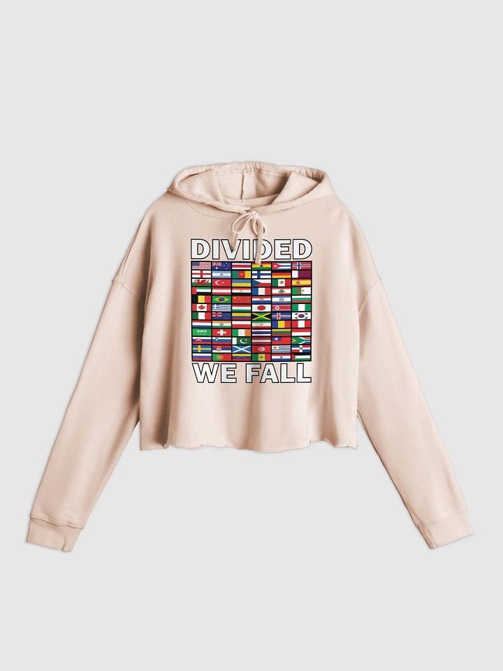 Divided We Fall - Nations - Independent Trading Co. Women’s Lightweight Cropped Hoodie product image (1)