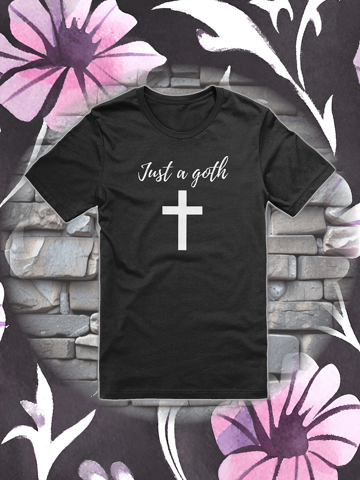 Just a goth T-shirt product image (1)