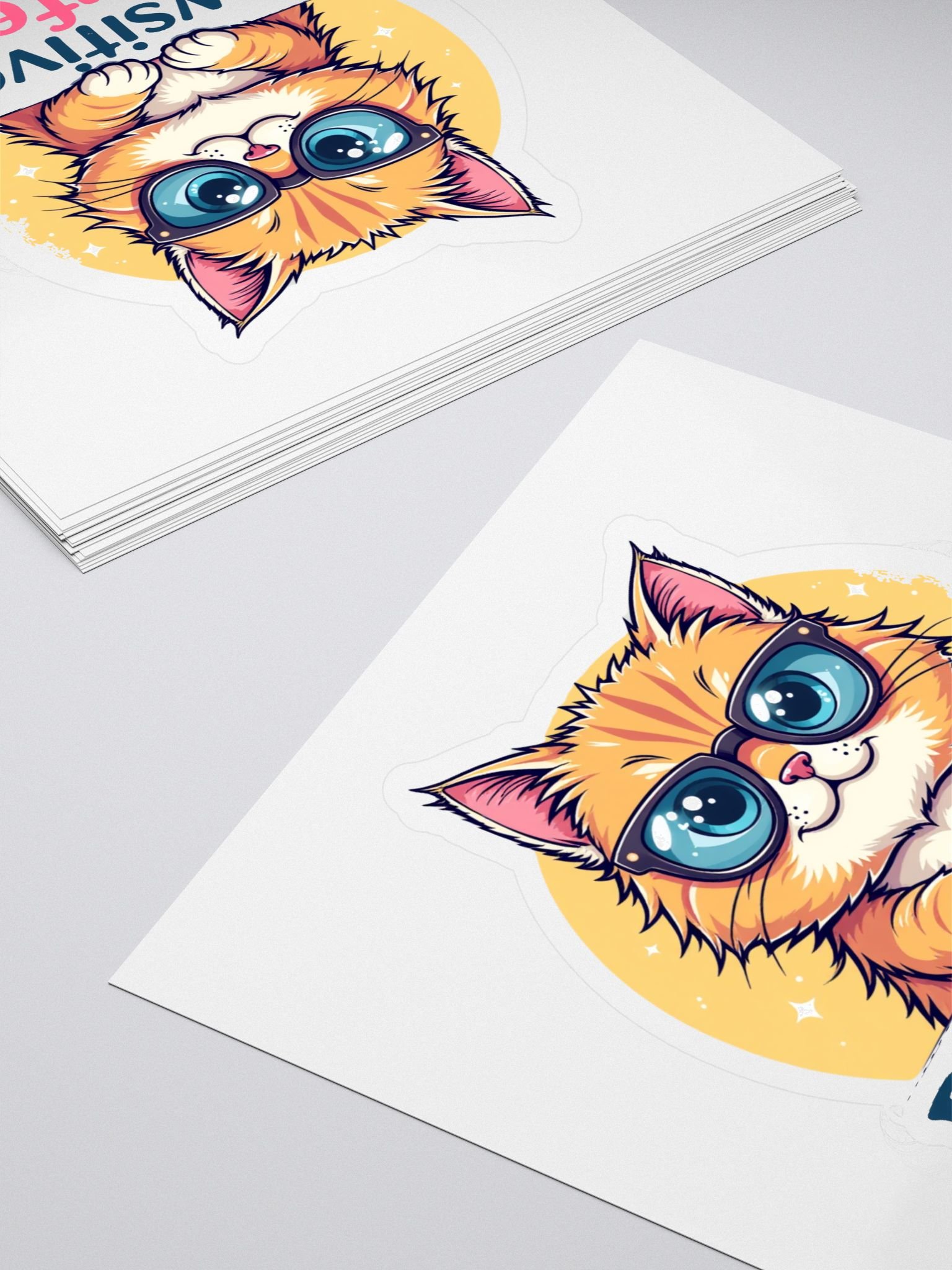 Pawsitively Purrfect Kitty Sticker Set product image (4)