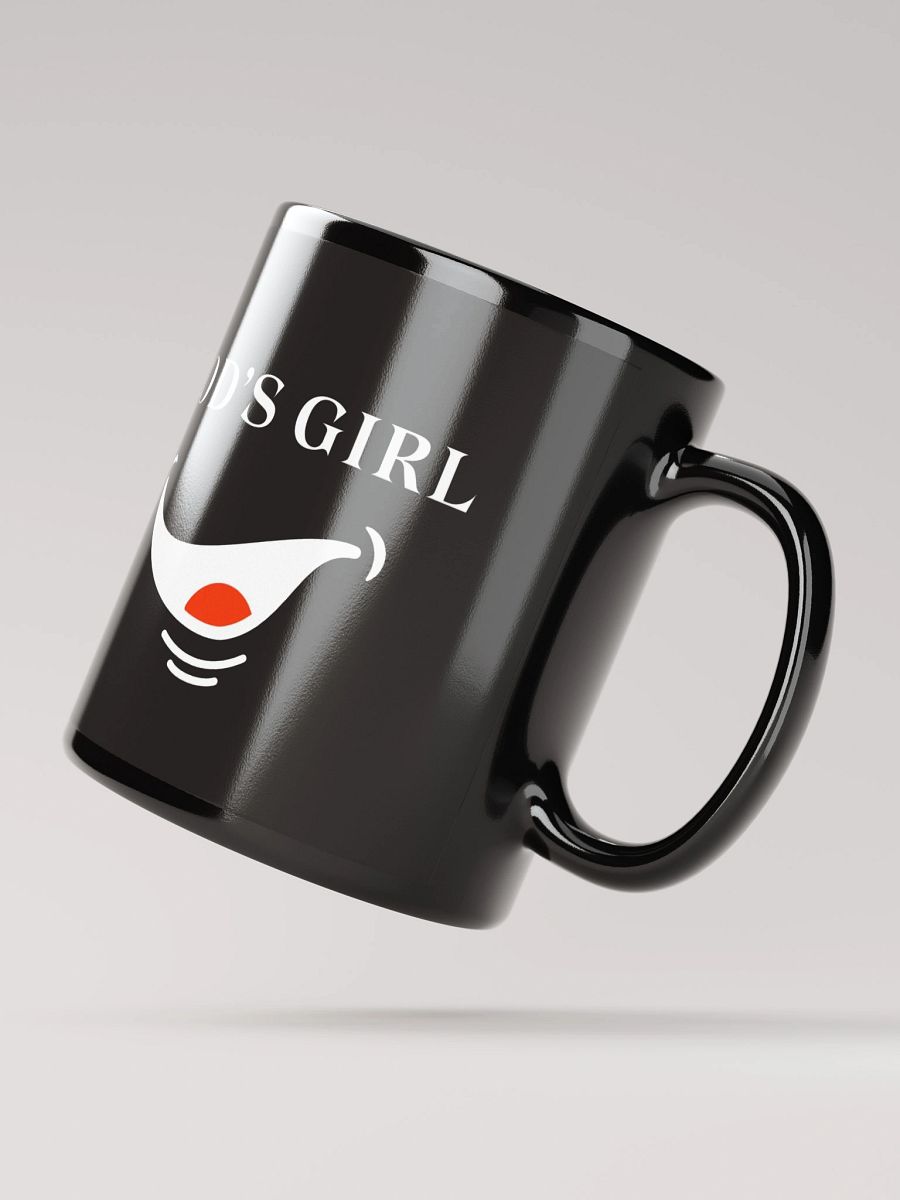 GOD'S GIRL Black Glossy Mug product image (2)