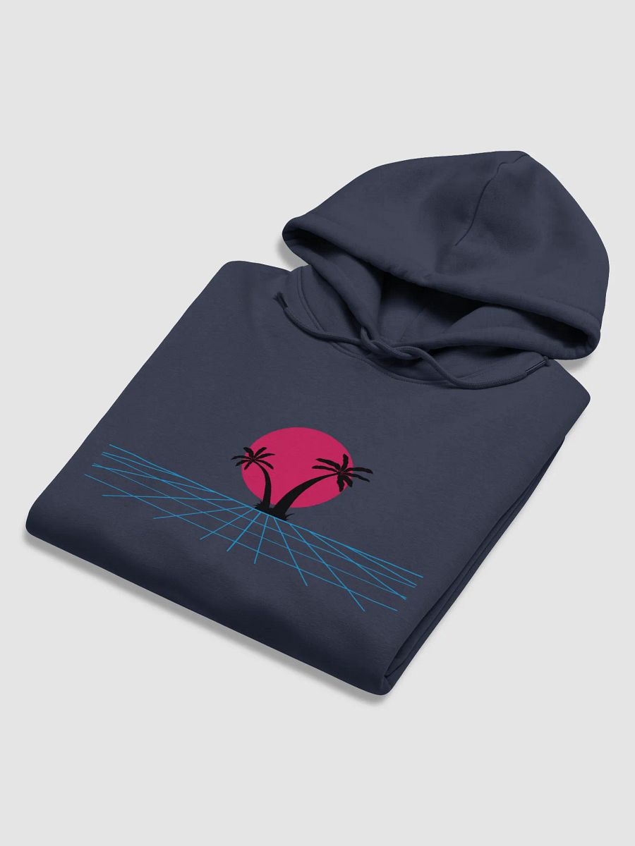 Synthwave Sunset Unisex Eco Hoodie product image (6)