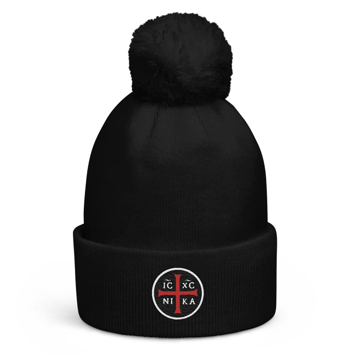 IC XC NI KA - Pom Pom Beanie (Black - Second Edition) product image (1)