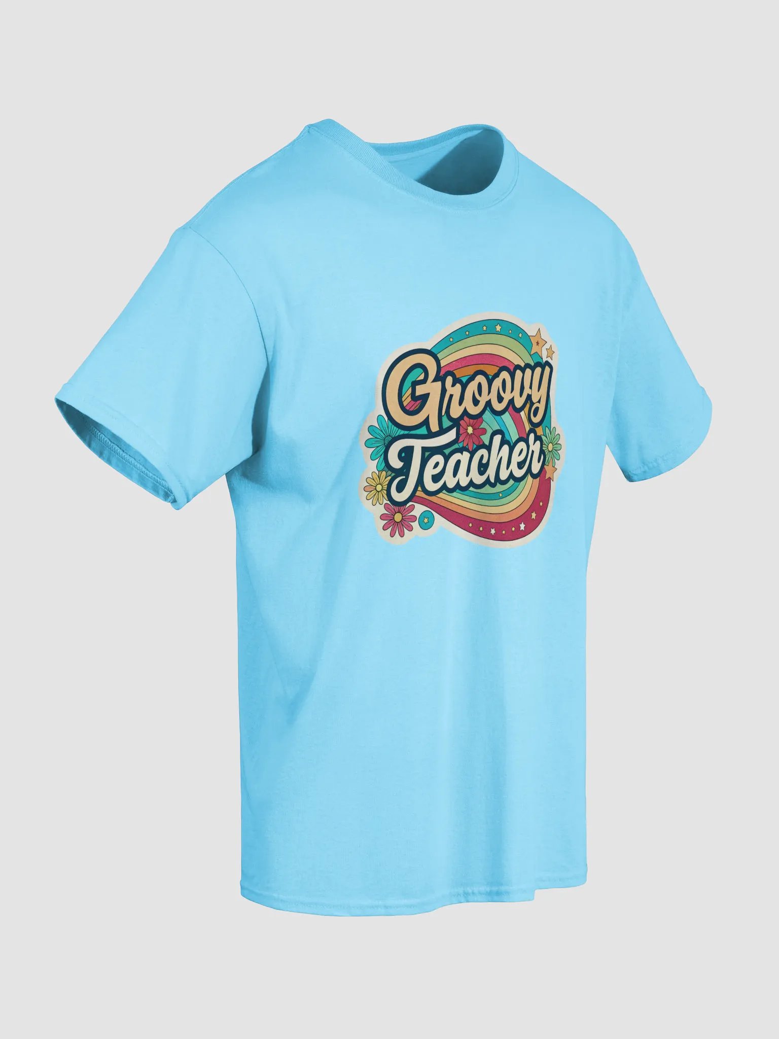 Retro Groove Teacher T-Shirt product image (32)