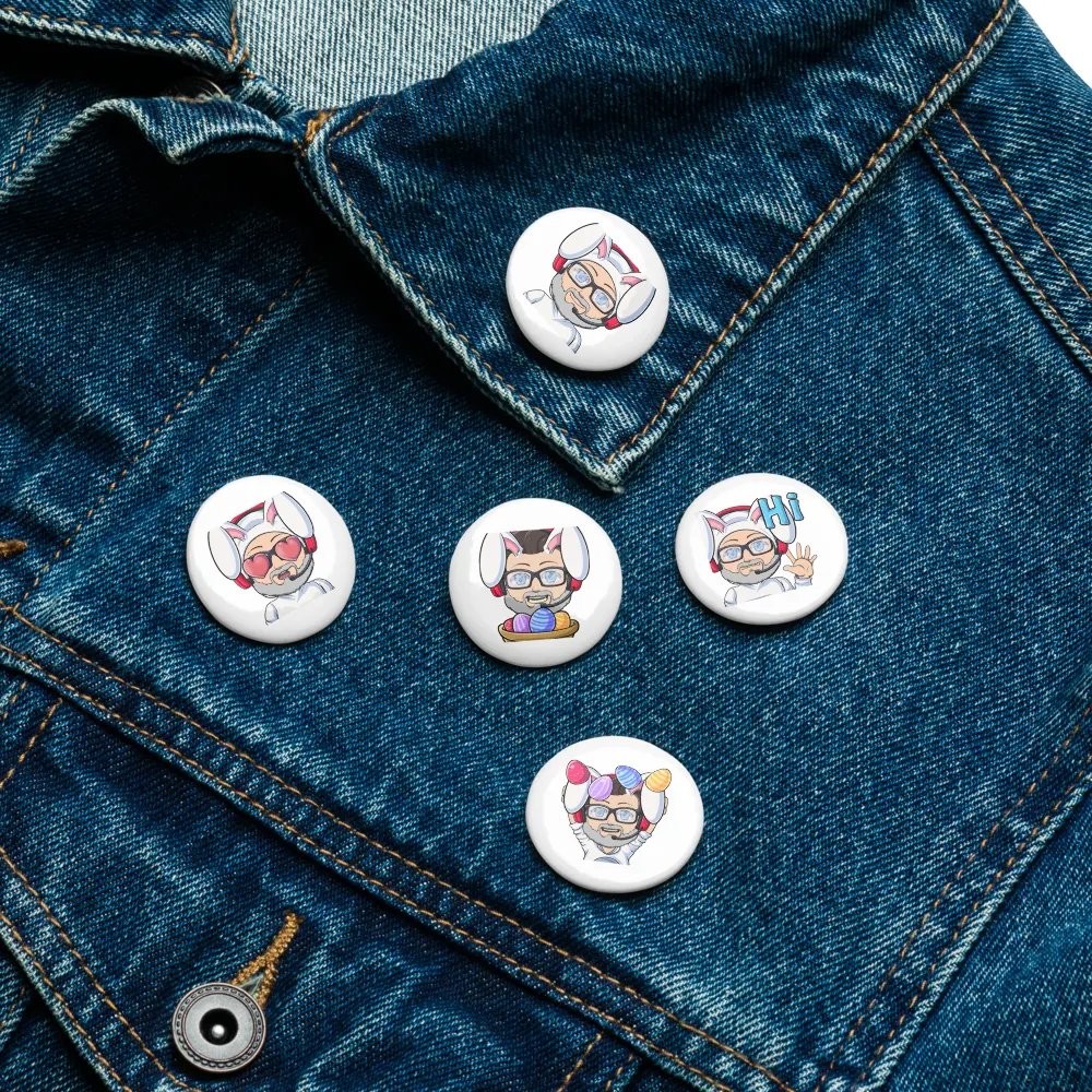 Easter Ricky Pin Buttons product image (11)