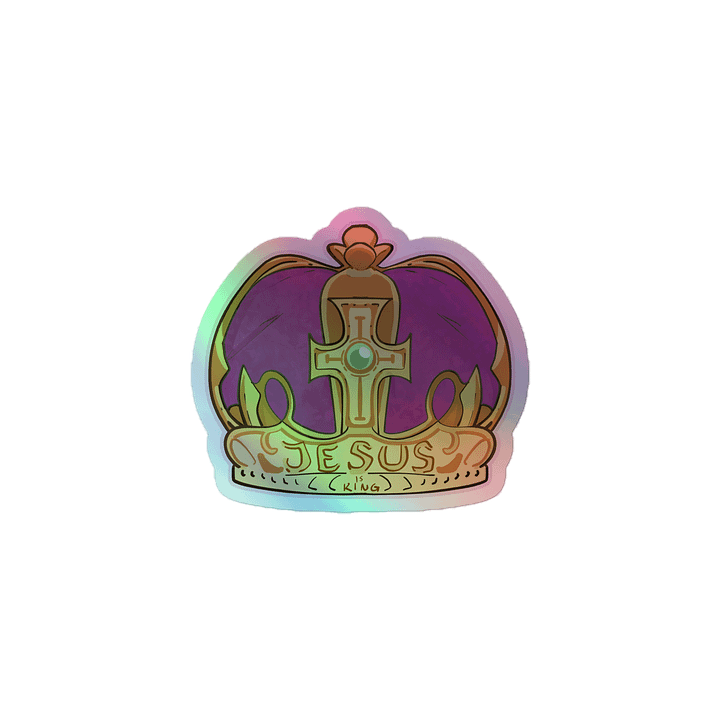 Radiant Holy Crown Sticker product image (1)