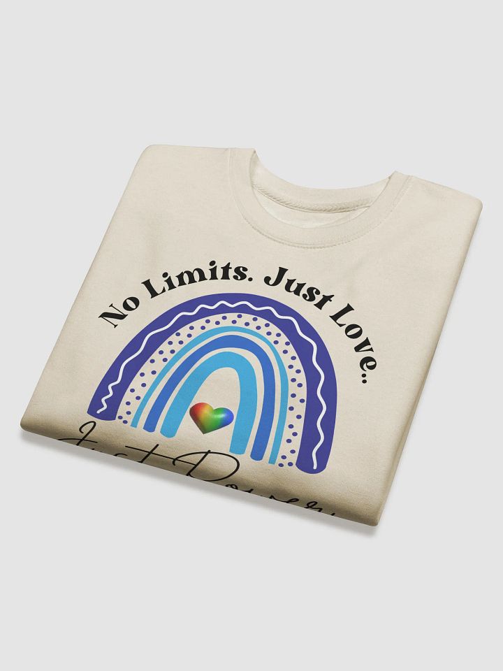 No Limits. Just Love. Just Power. Rainbow Autism Heritage Sweatshirt product image (2)