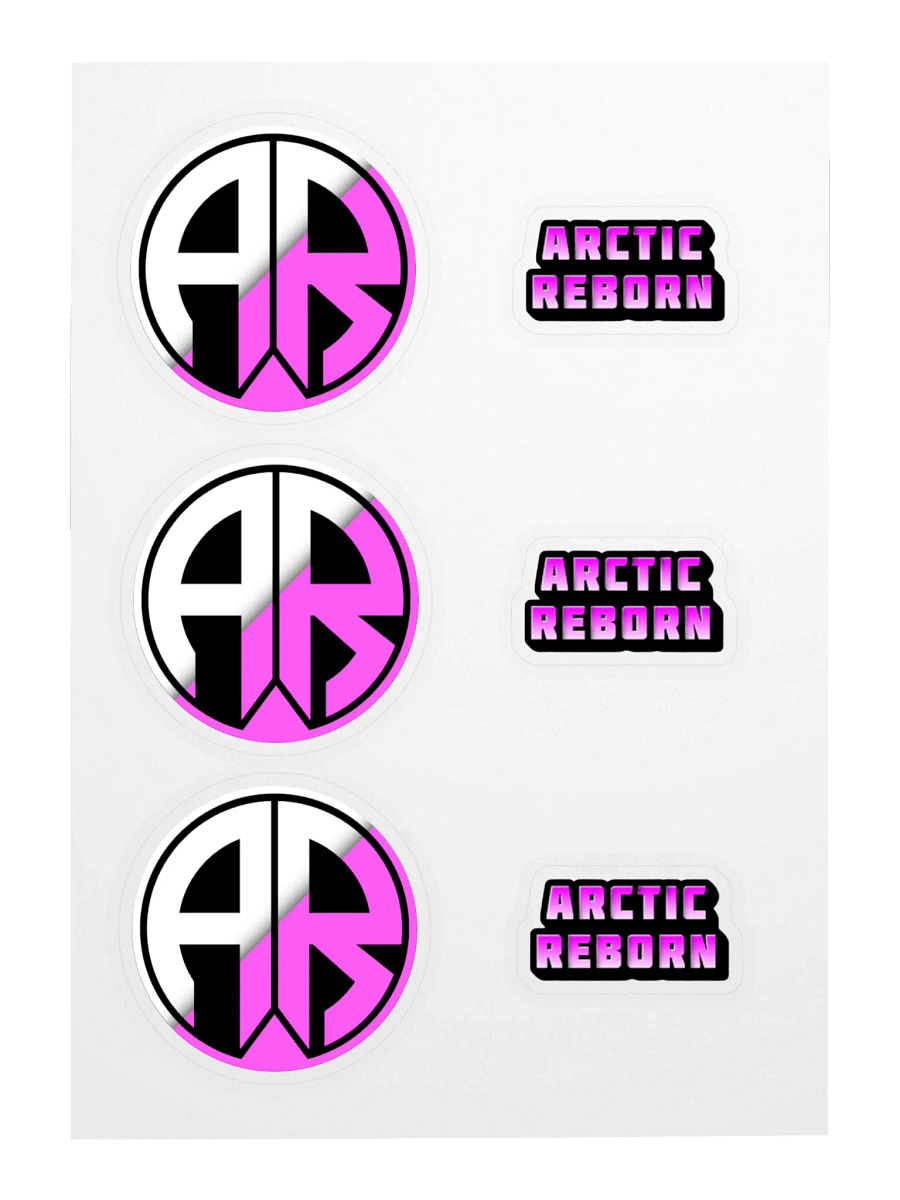 ARCTIC REBORN Logo Sticker Sheet product image (3)