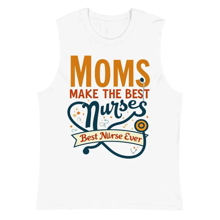 Super Mom Nurse Muscle Tank product image (6)