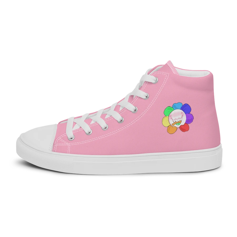 Pastel Pink and White Flower Sneakers product image (7)