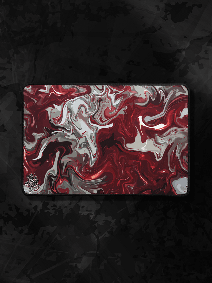 L2A Red Swirl Deskmat product image (1)