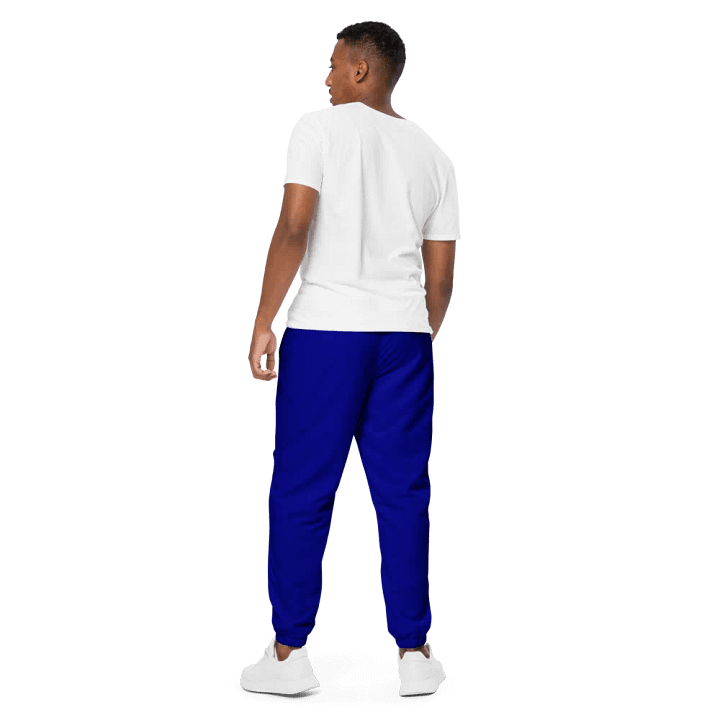 Plain Color Navy Blue Track Pants product image (2)