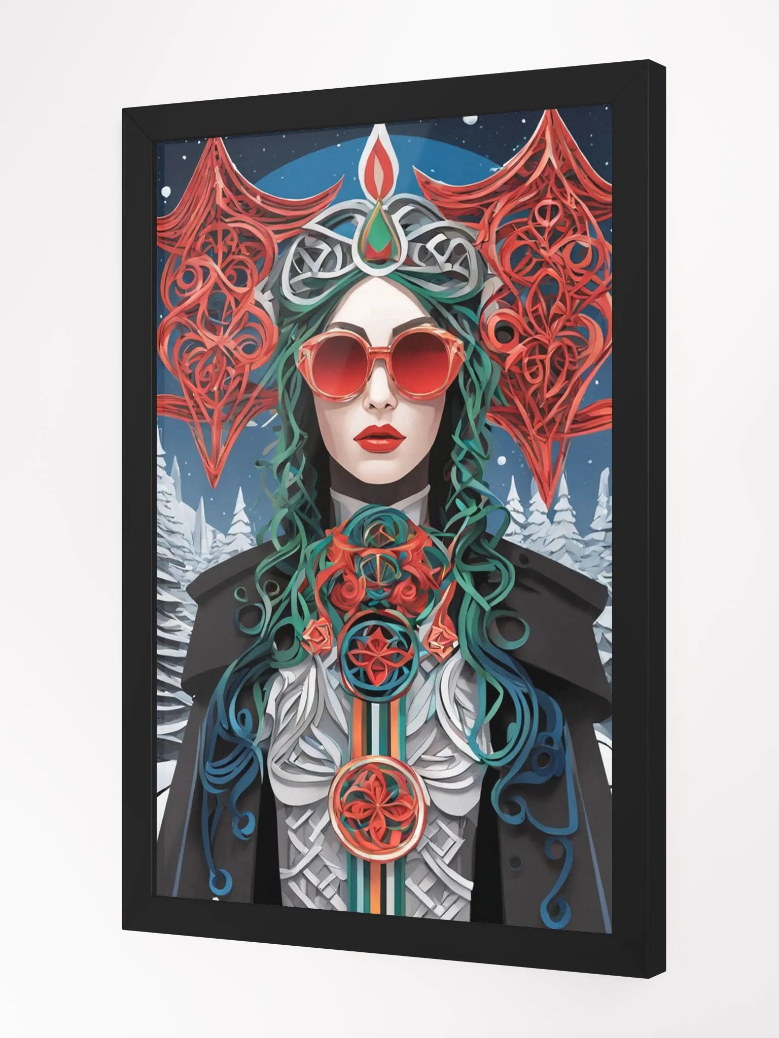 Winter Wiccan 09 - Framed Matte Poster product image (2)