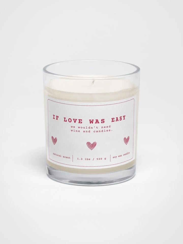If Love Was Easy Candle product image (1)