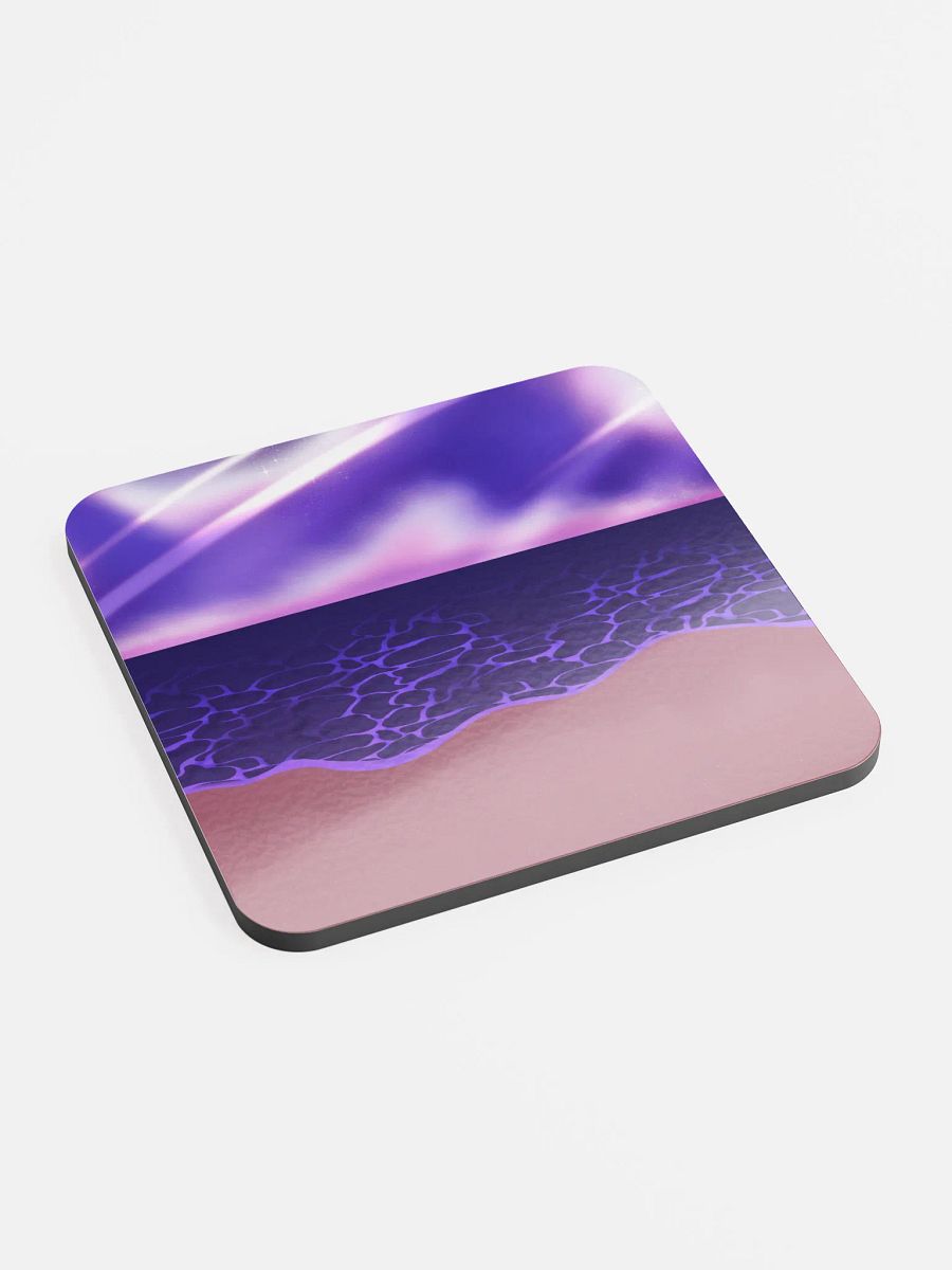 "Starset Beach" Glossed Cork Coaster product image (4)