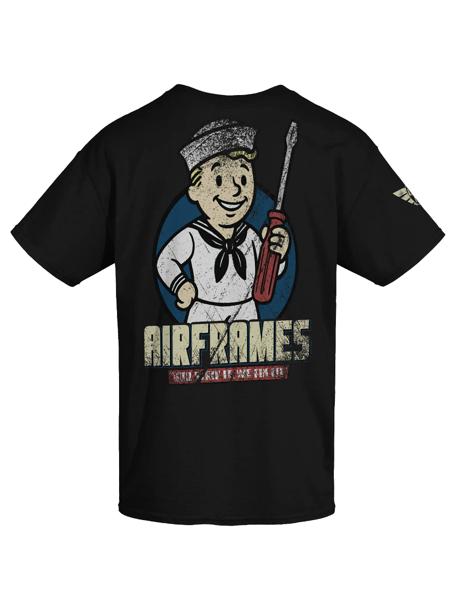 "AIRFRAMES: Strip it" GRUNGE Work Shirt product image (4)