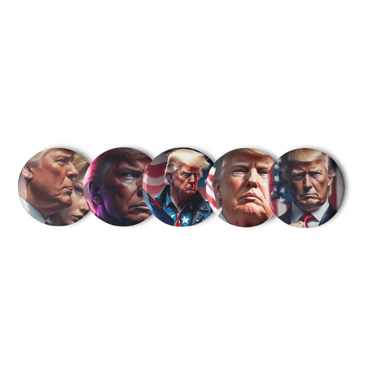 Patriotic Portrait Pin Set 2 product image (1)
