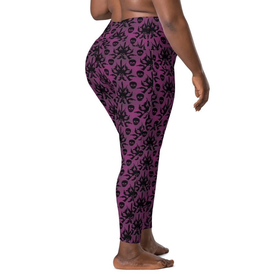 Gothic 2A High Waist Pocket Leggings - Pink product image (11)