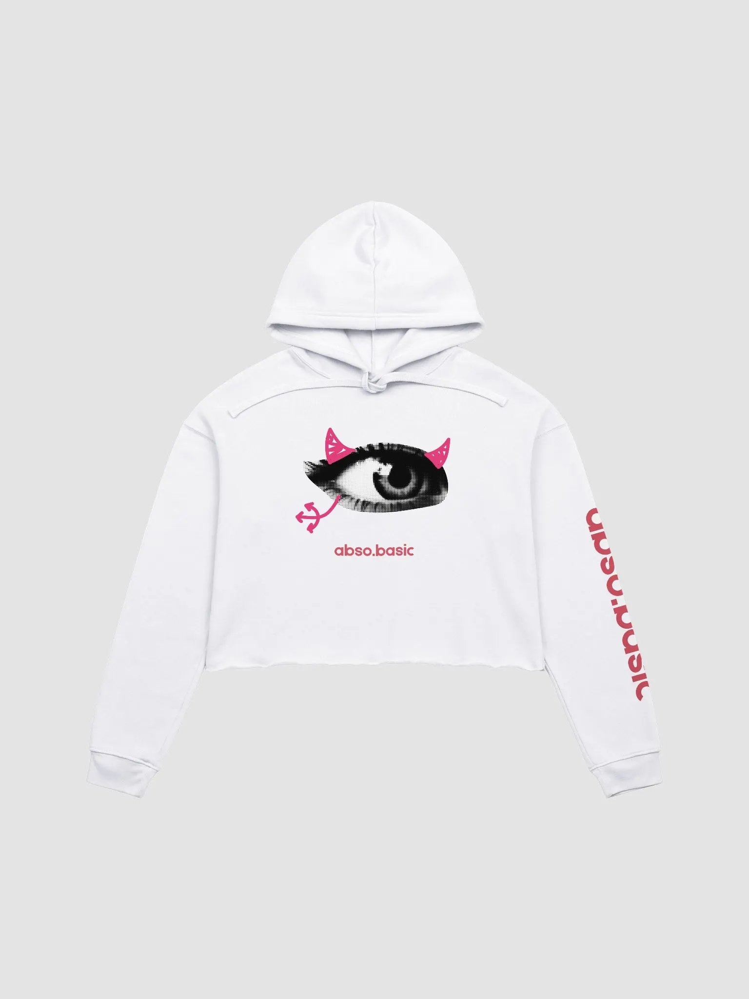 Evil Eye Vinatge Crop Hoodie product image (6)