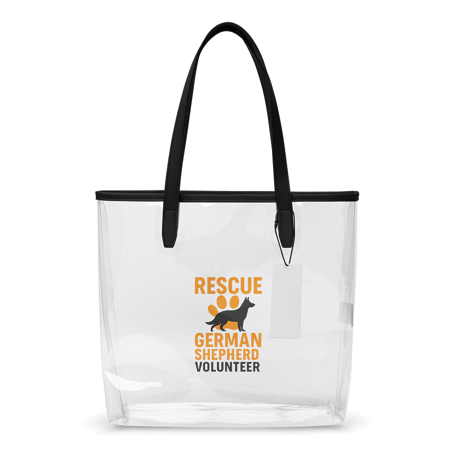 Rescue Shepherd Clear Tote Bag product image (1)