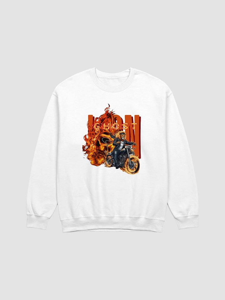 Lion Ghost Rider Crewneck Sweatshirt product image (4)