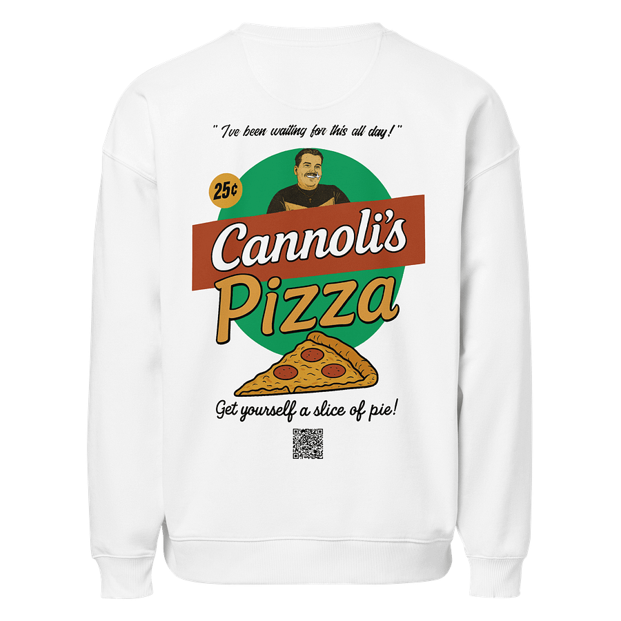 Oversized Cannoli's Pizza Sweater product image (2)