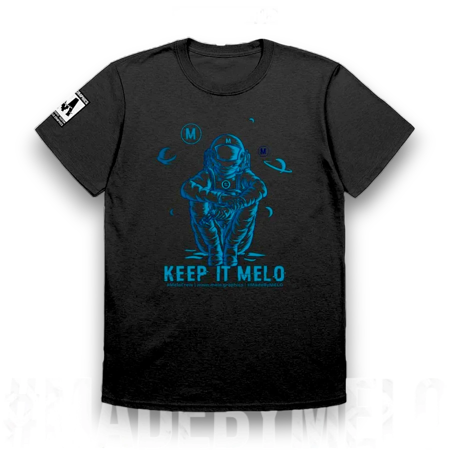 #MeloCrew Vibes: Blue - Basic T-Shirt | #MadeByMELO product image (1)