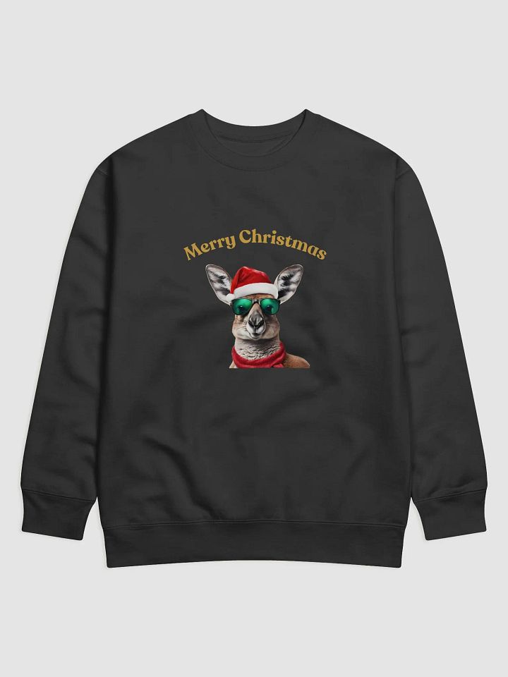Festive Kangaroo Merry Christmas Sweatshirt - Gold product image (1)