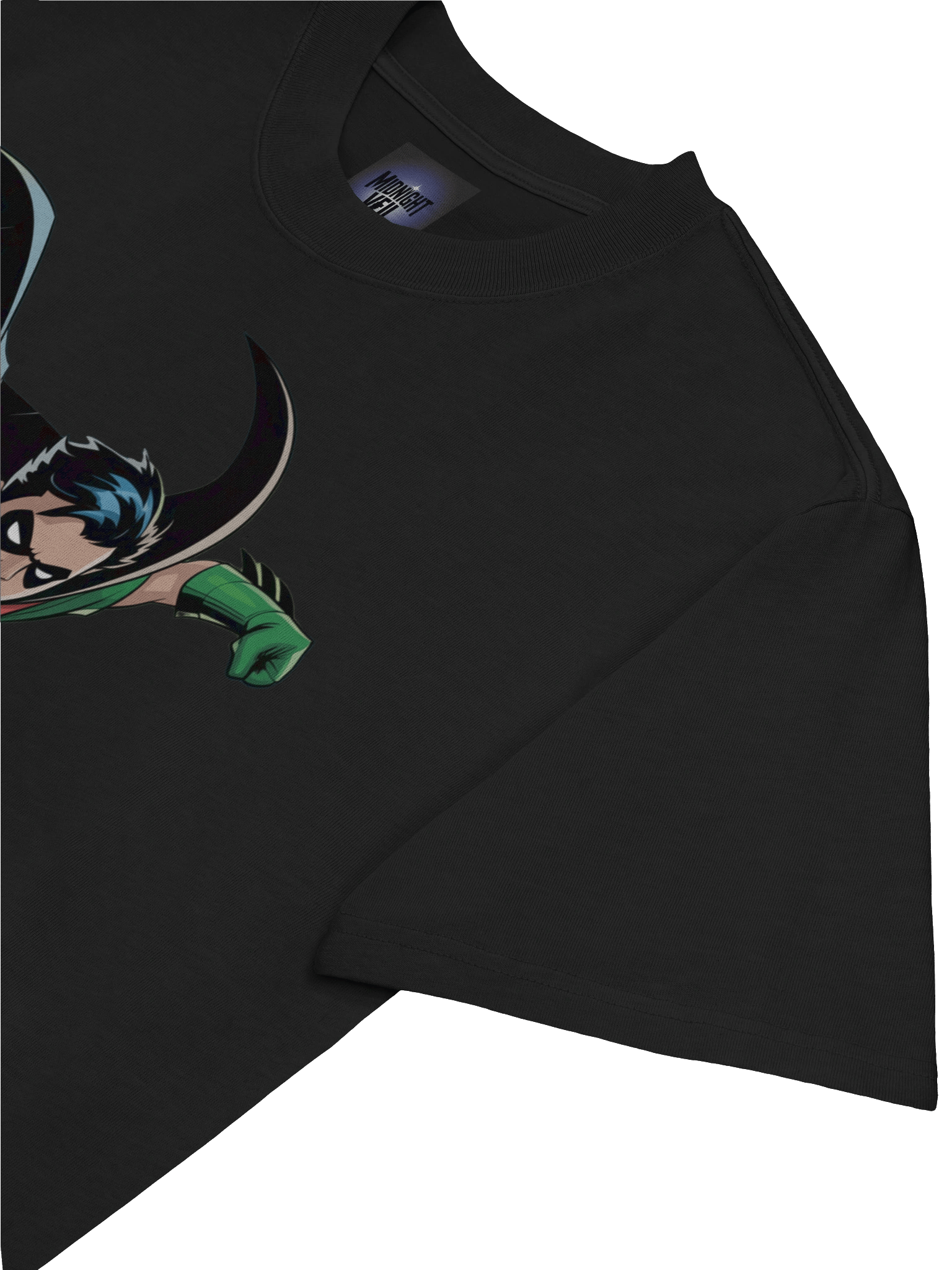 Robin Caped Leap Oversized Faded T-Shirt product image (7)
