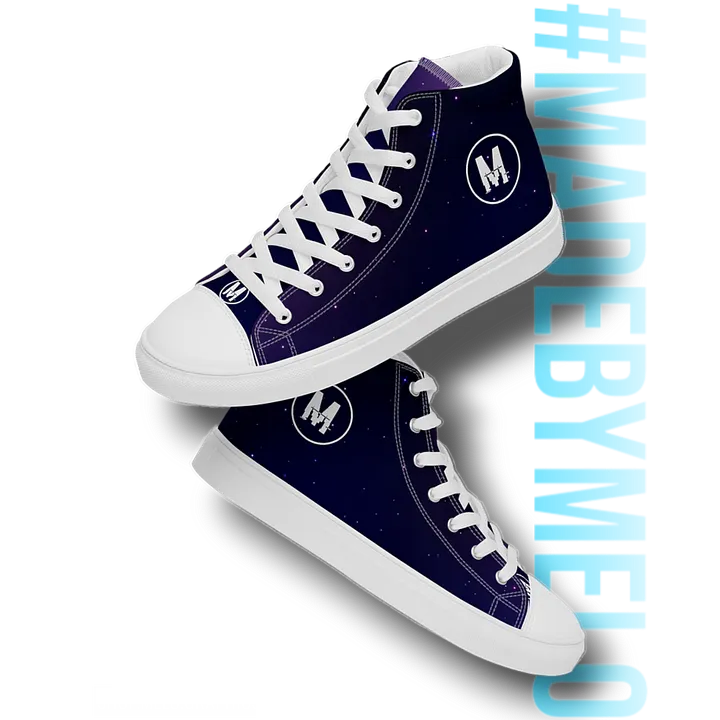 Grape Galaxy Quest - Women's High Tops | #MadeByMELO product image (1)