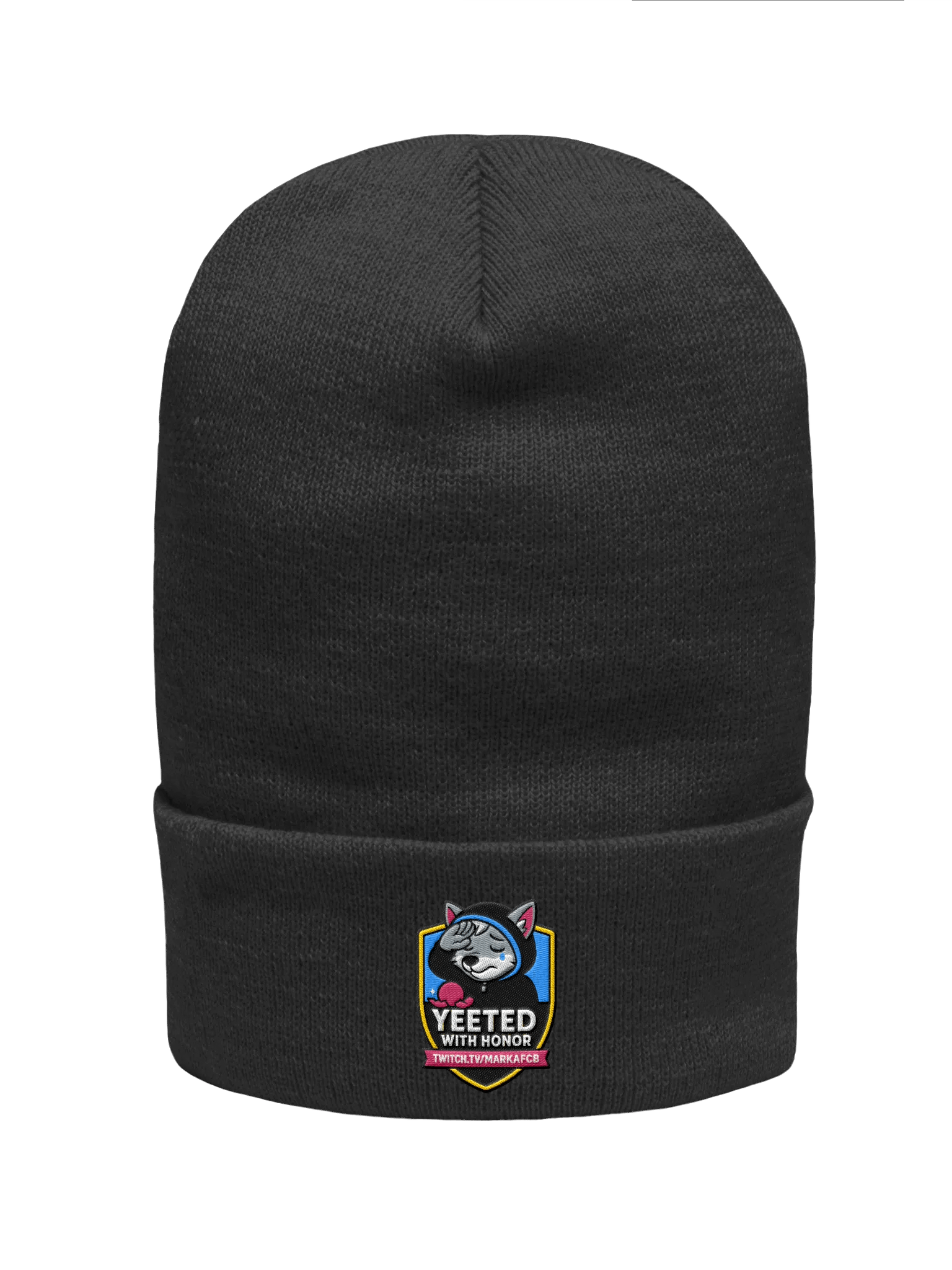 "YEETED WITH HONOR" BEENIE – Official Stream Mascot Edition product image (3)