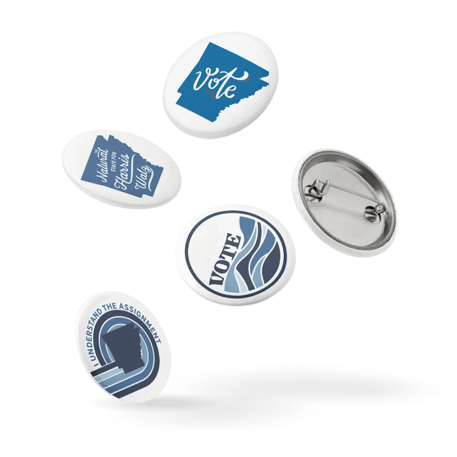 Vote BLUE Arkansas Buttons product image (14)