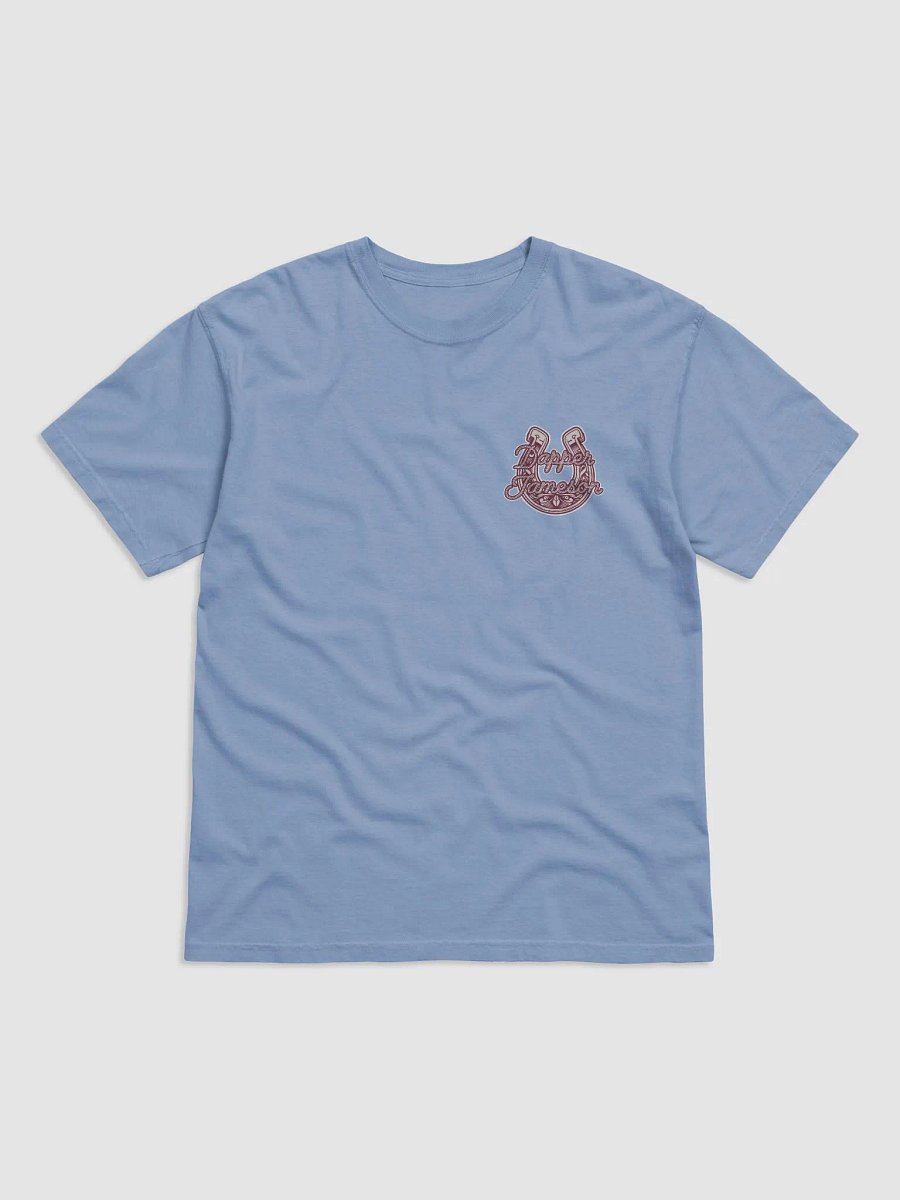 CUHBOY & SEAHORSE T SHIRT (WASHED DENIM) product image (1)
