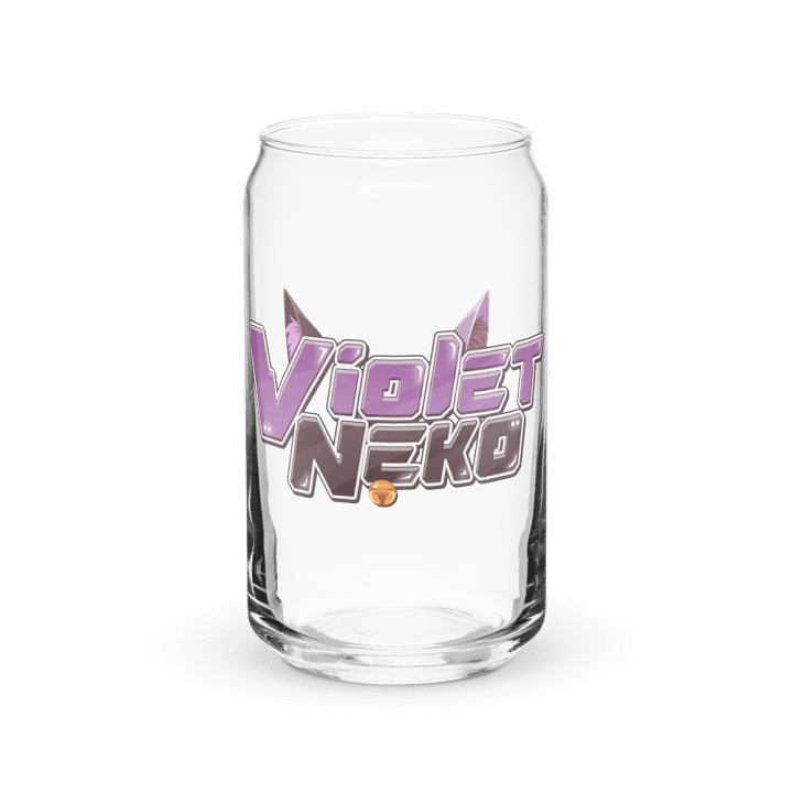 Violet Neko Logo Glass product image (1)