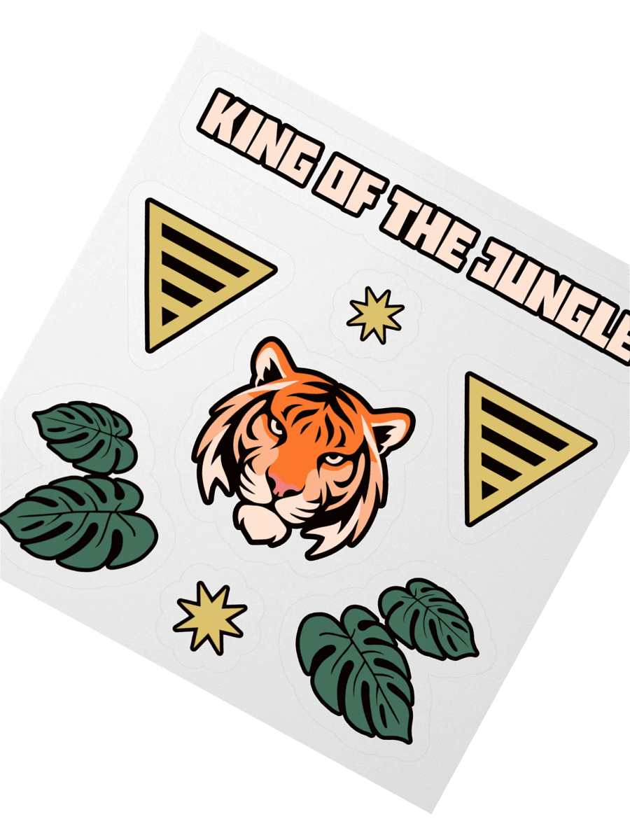 King of the Jungle Sticker Set product image (3)