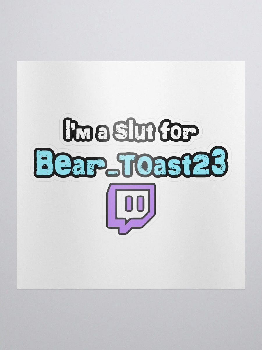 Slut for Bear Toast (sticker) product image (1)