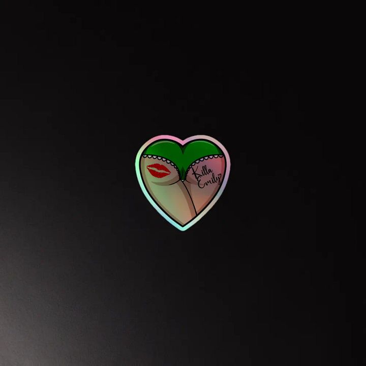HEART BUTT STICKER product image (4)
