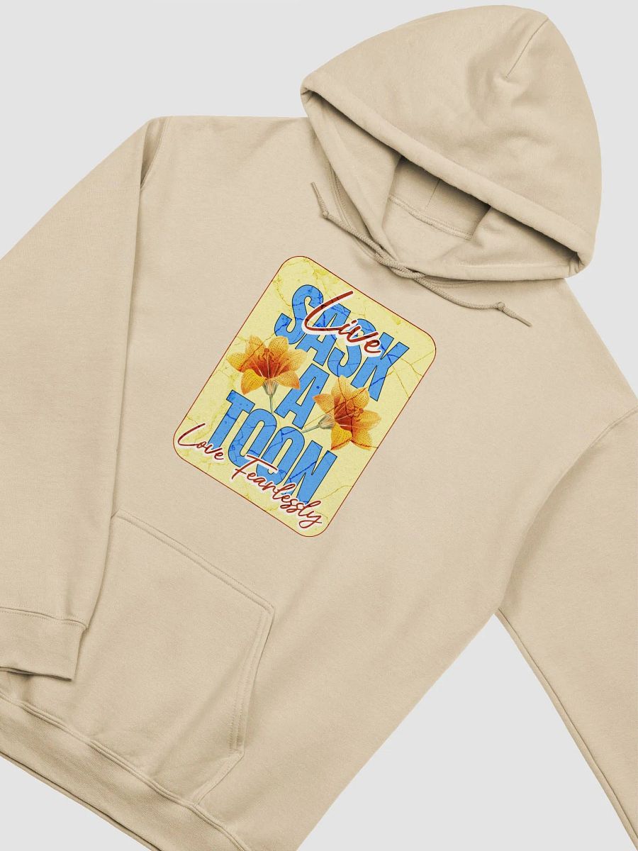 Saskatoon Live Love Fearlessly Vintage Poster Hoodie product image (20)