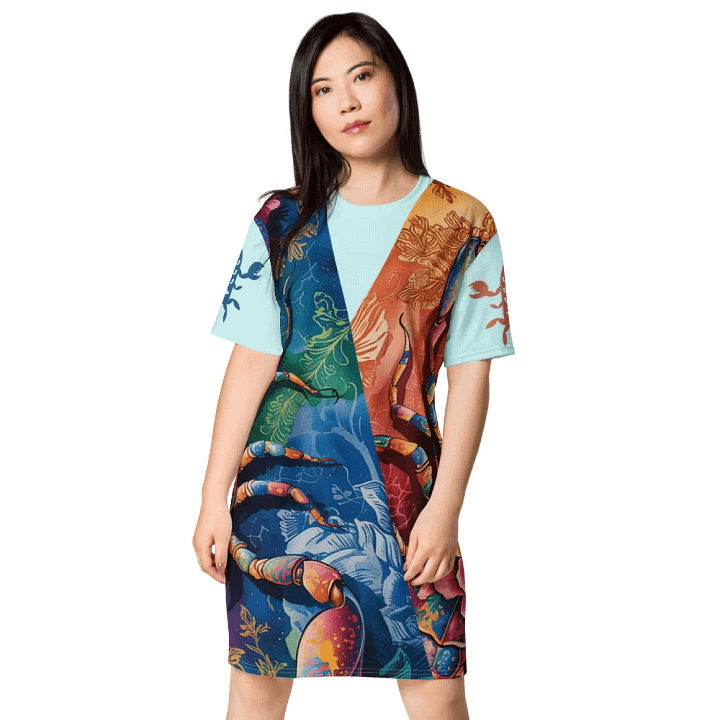 Scorpio Dreams All-Over T-Shirt Dress product image (1)