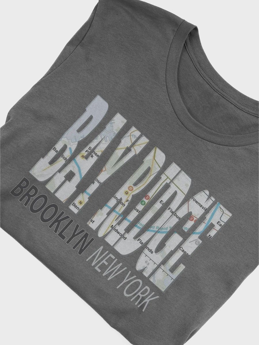 Fun Cool Bay Ridge Brooklyn New York with Subway Map T-Shirt product image (5)