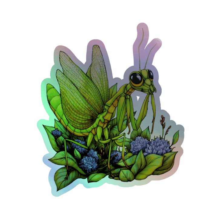 Mantis collant/sticker holographic product image (1)