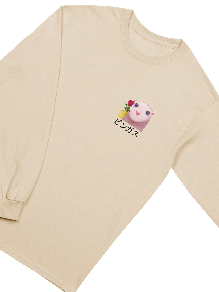 Rose Bingus Cotton Long Sleeve T-Shirt product image (3)