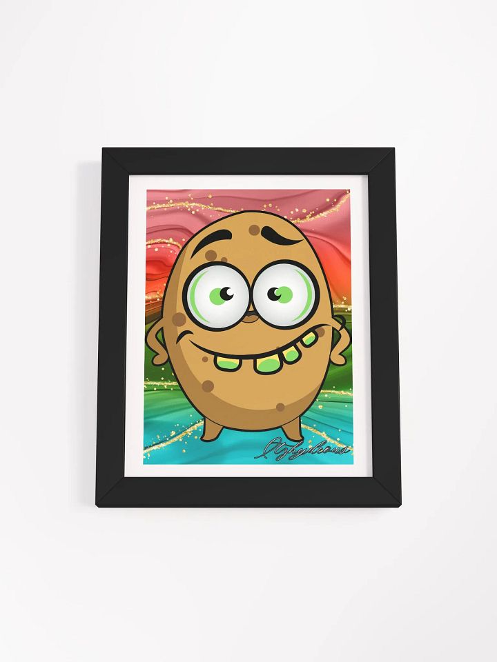 Whimsical Potato Power Framed Poster product image (1)