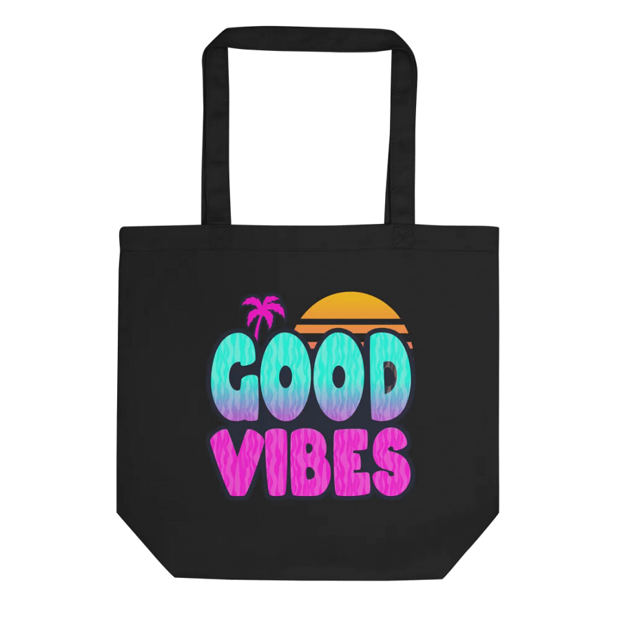 GOOD VIBES Eco-Friendly Tote Bag product image (7)